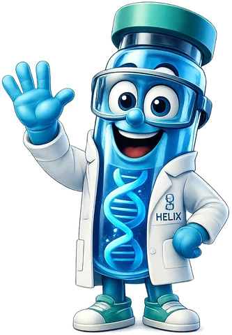 Mr. Helix, Helix Group Testing mascot